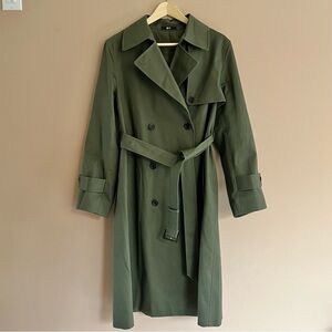 *Like New* Women’s Uniqlo Trench Coat - Olive - Medium